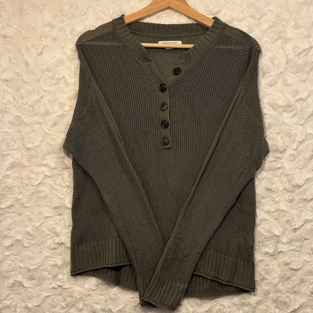 American Eagle Outfitters Textured Knit Sweater